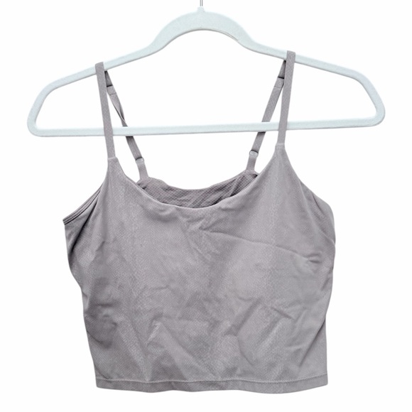 Tavi Cami Bra “Flax” Tan/Beige Color Tonal Python Print Adjustable Strap Size M - Picture 3 of 6